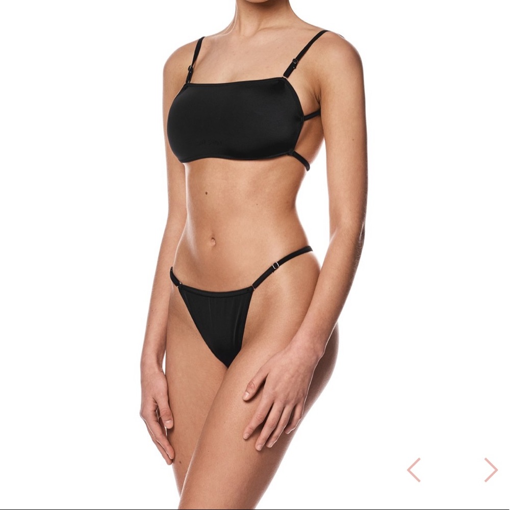 NWT BLACK CUBA TOP & BOTTOM OW INTIMATES SWIM